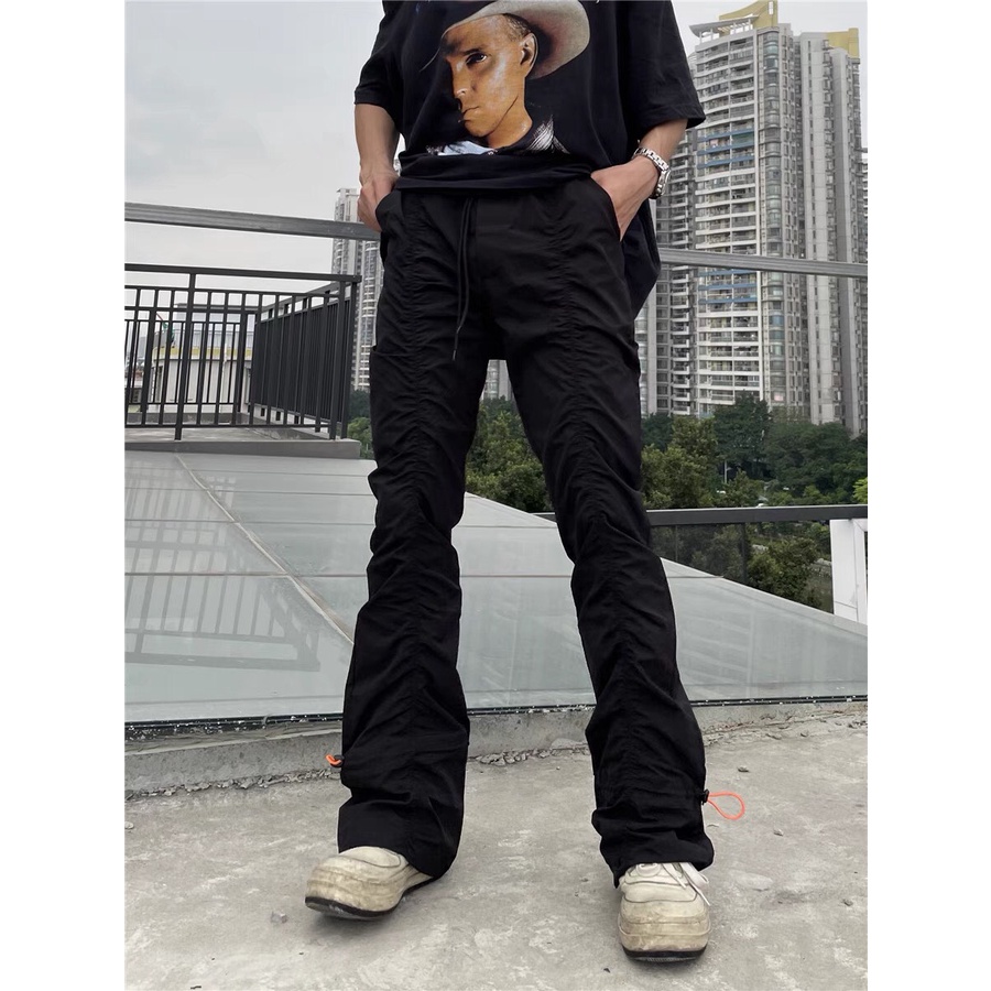 Quần Cargo thiết kế FOG phối dây rút 2 bên phong cách Streetwear, Quần Thiết Kế Độc Lạ Phong Cách Đường Phố