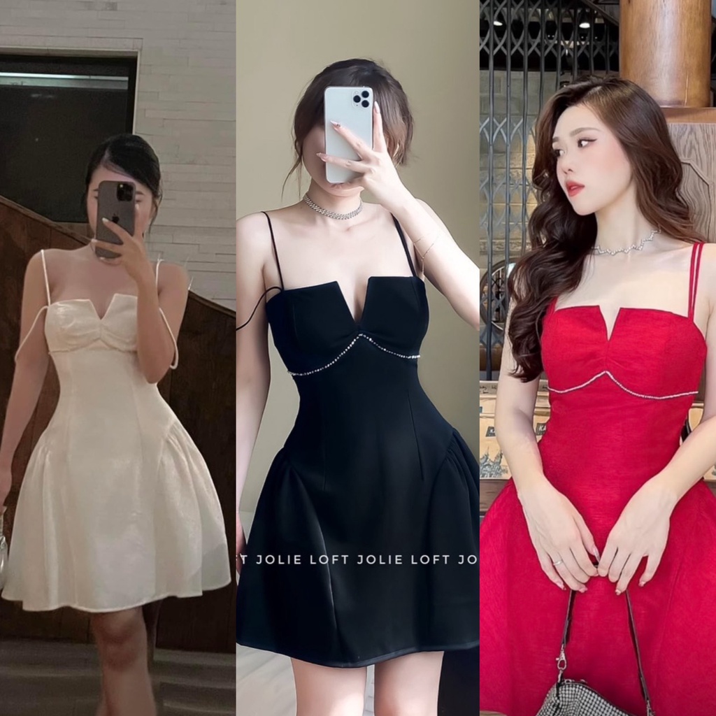 ĐẦM 2 DÂY ĐÍNH ĐÁ CÚP NGỰC