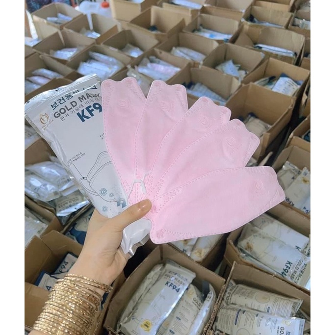 THÙNG 300c MIX ĐỦ MÀU KHẨU TRANG KF GOLD