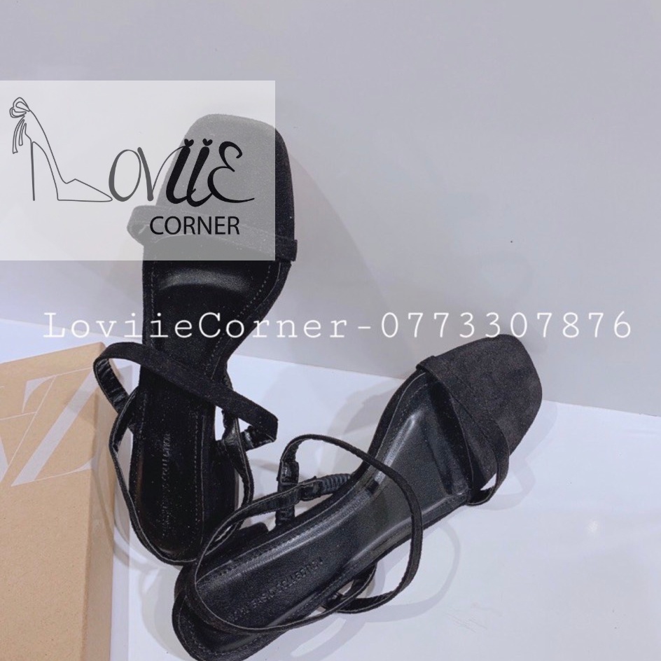 SANDAL CAO GÓT LOVIIECORNER - GUỐC SANDAL 3P - SANDAL NỮ QUAI MẢNH - GIÀY CAO GÓT 3P KHÓA CÀI S210302