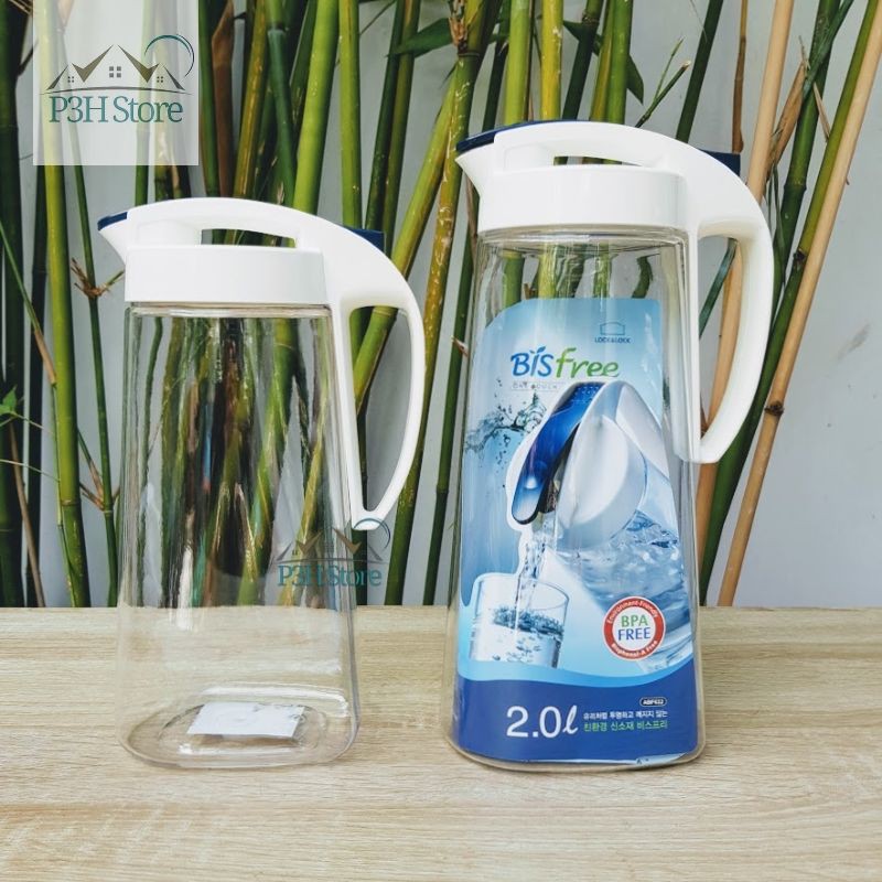 Bình nước Lock&amp;Lock nhựa Tritan Bisfree One Touch dung tích 1.6L/2L ABF631 ABF632