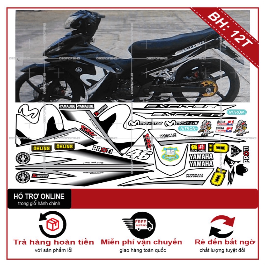 TEM RỜI EX 2011 MOVISTAR MẪU 2 -- SHIN DECAL 2