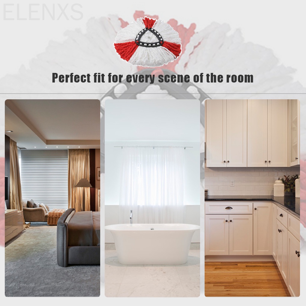 Set 3 đầu thay thế dành cho cây lau nhà Vileda O-Cedar Elen