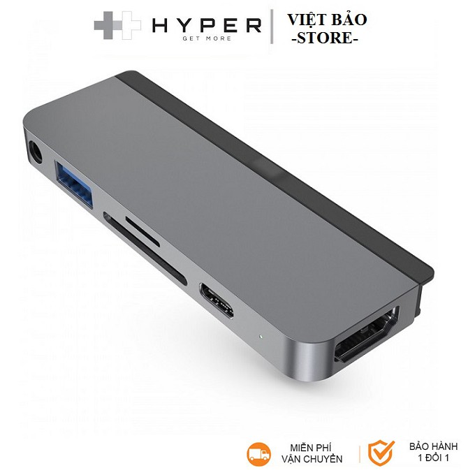 Cổng Chuyển Chuyên Dụng HYPERDRIVE 6 IN 1 HDMI 4K60HZ USB-C Hub