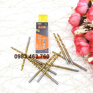 MŨI KHOAN INOX- SẮT CAO CẤP KAPUSI 3MM - 10 CÂY