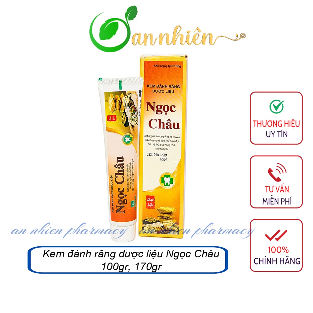 Kem đánh răng dược liệu Ngọc Châu