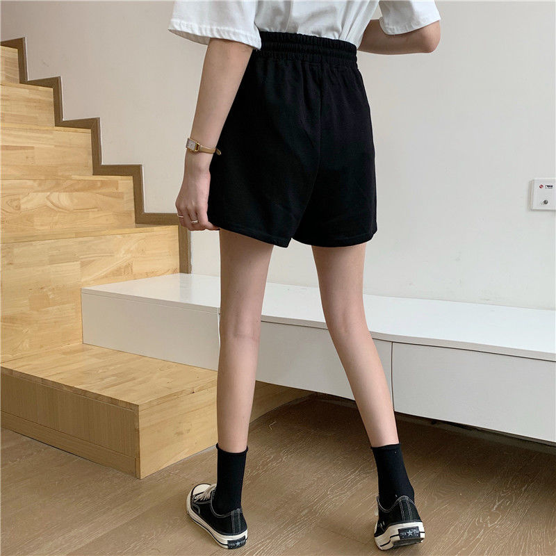 Quần Đùi Thể Thao Lưng Cao Ống Rộng Kiểu Dáng Năng Động