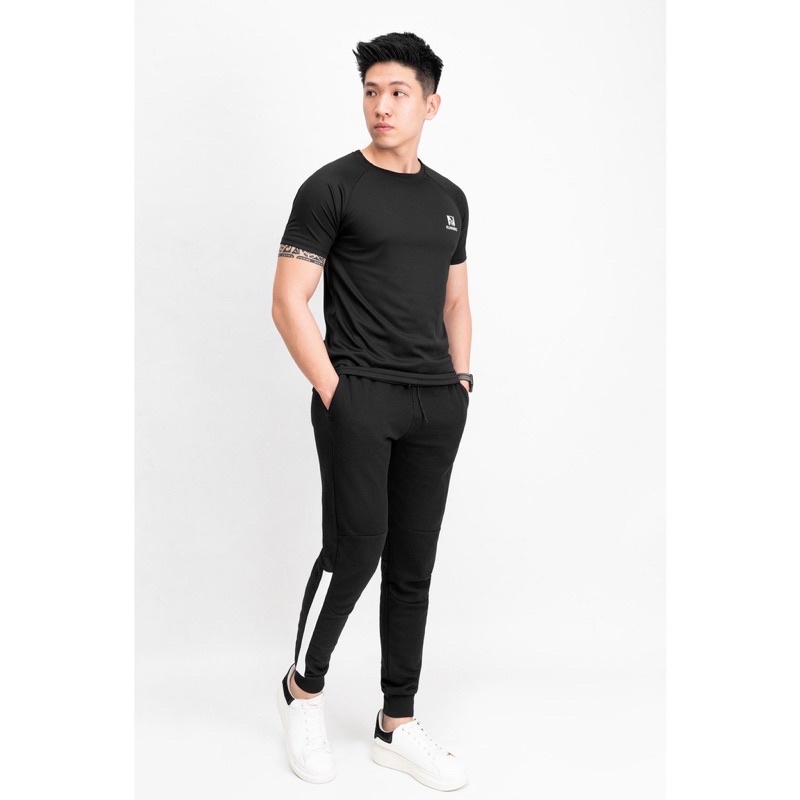 Quần jogger thể thao nỉ nam nữ, Quần thể thao nam thu đông nam chất nỉ cao cấp 3 sọc- JS22