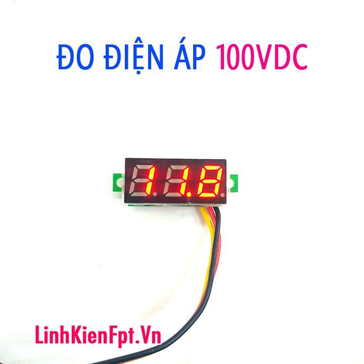 ⚡️FLASH SALE⚡️ Đồng hồ đo điện áp Volt DC 100V Giá rẻ nhất