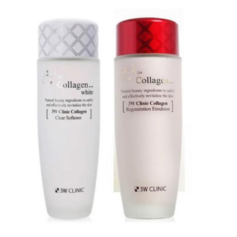 NƯỚC HOA HỒNG  3W CLINIC COLLAGEN CLEAR SOFTENER