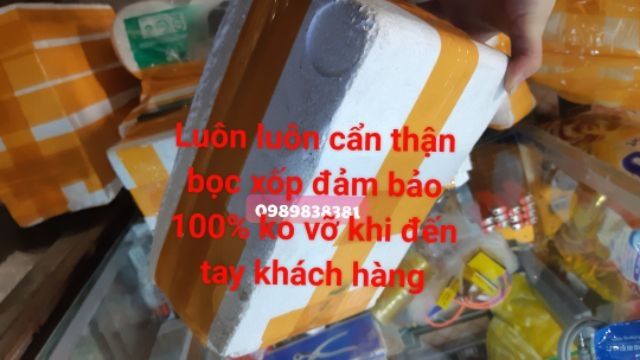 Hũ thủy tinh nắp cài 2 lít