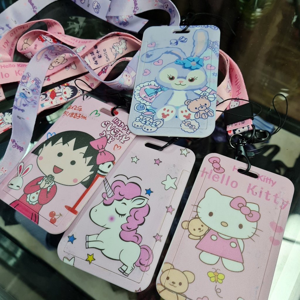 Dây đeo thẻ tên học sinh sinh viên phong cách Ulzzang Hàn Quốc vintage dây treo thẻ hình ngộ nghĩnh cute đáng yêu
