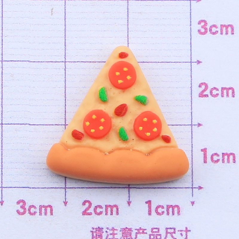 Sticker crocs Shoe Decoration for crocs đế cao☁️Loạt pizza☁️Phụ Kiện Khóa Giày DIY Dễ Thương