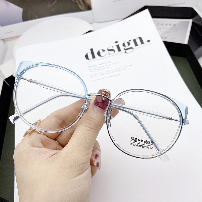 Mắt Kính Gọng Tròn Chống Tia Sáng Xanh Thời Trang Cổ Điển Jz2103 | BigBuy360 - bigbuy360.vn
