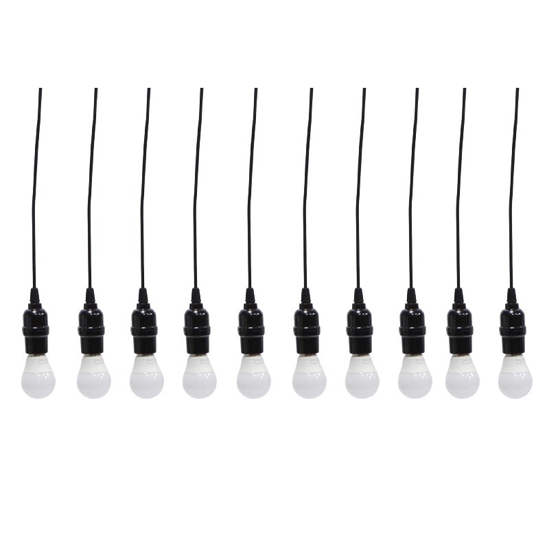 Bộ 10 đèn thả cổ điển Vintage bóng đèn led búp 5w