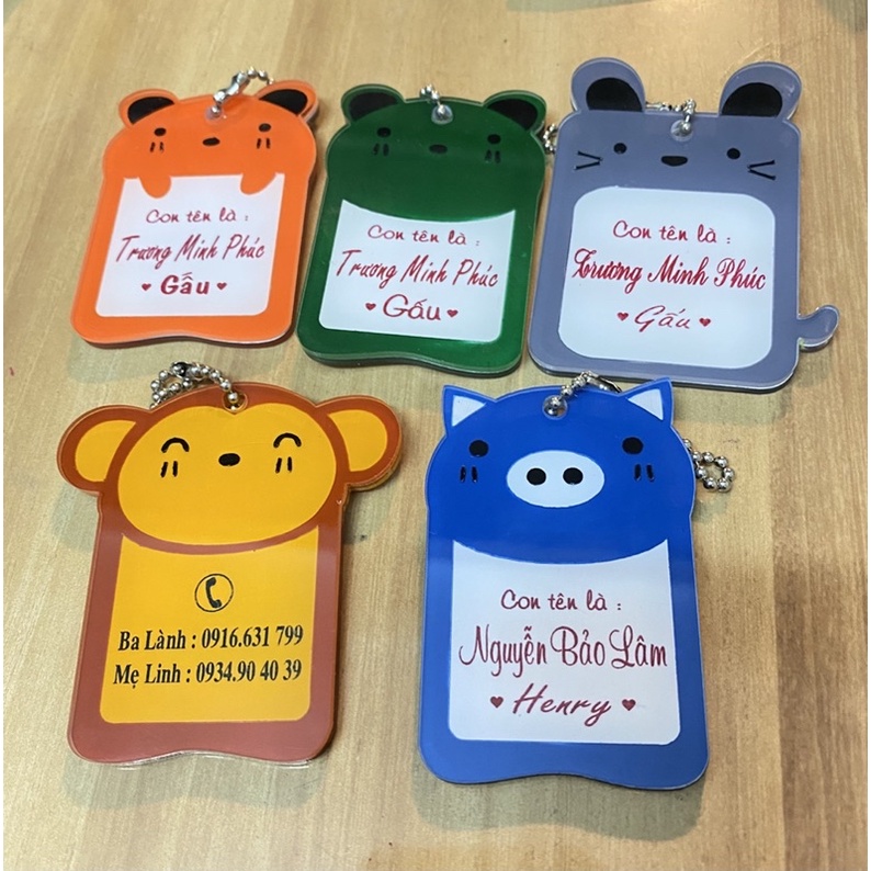 Móc Khoá Làm Theo Tên Bé Handmade