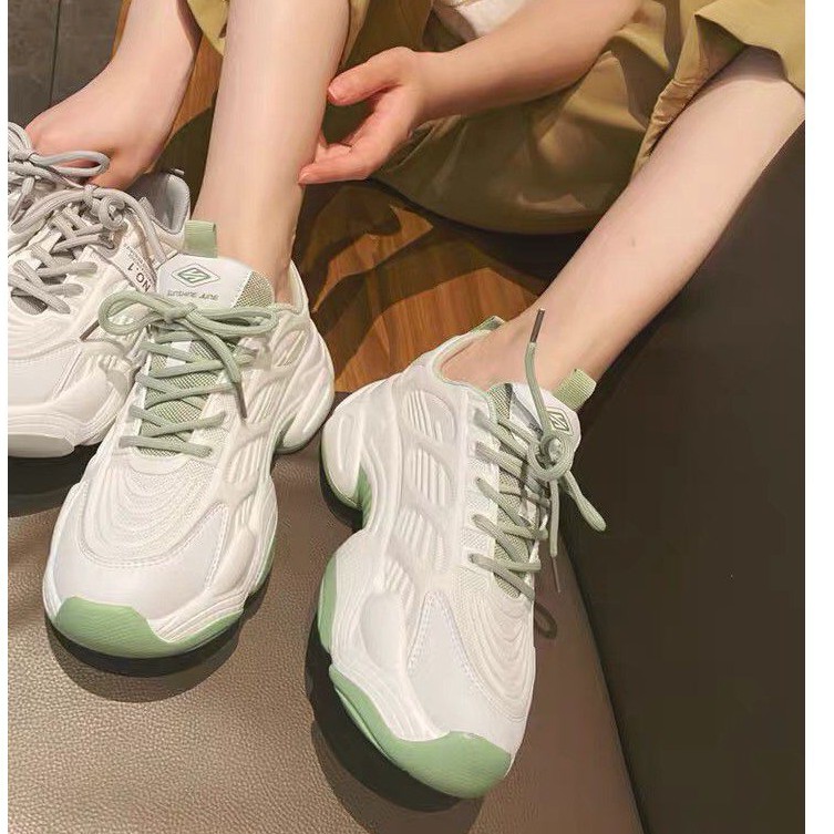 [Mã FAGREEN245 giảm 10% tối đa 30k đơn từ 99k] FREE SHIP Giày thể thao nữ độn đế, giày đế sóng mẫu hot | BigBuy360 - bigbuy360.vn