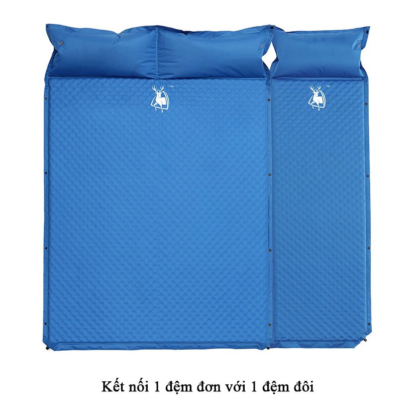 Đệm đôi bơm hơi tự động GL2311- Đệm hơi dã ngoại, du lịch gấp gọn Gazelle Outdoors- Family Travel