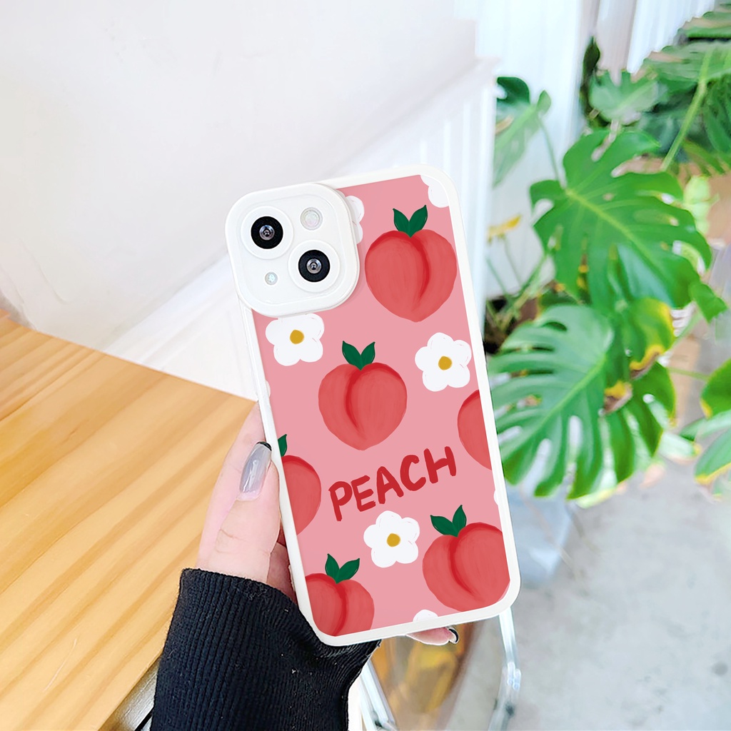 Ốp lưng iphone Hoa Quả bóng cạnh vuông 6/6plus/6s/6splus/7/7plus/8/8plus/x/xs/11/12/13/14/pro/max/promax/plus/shin/case