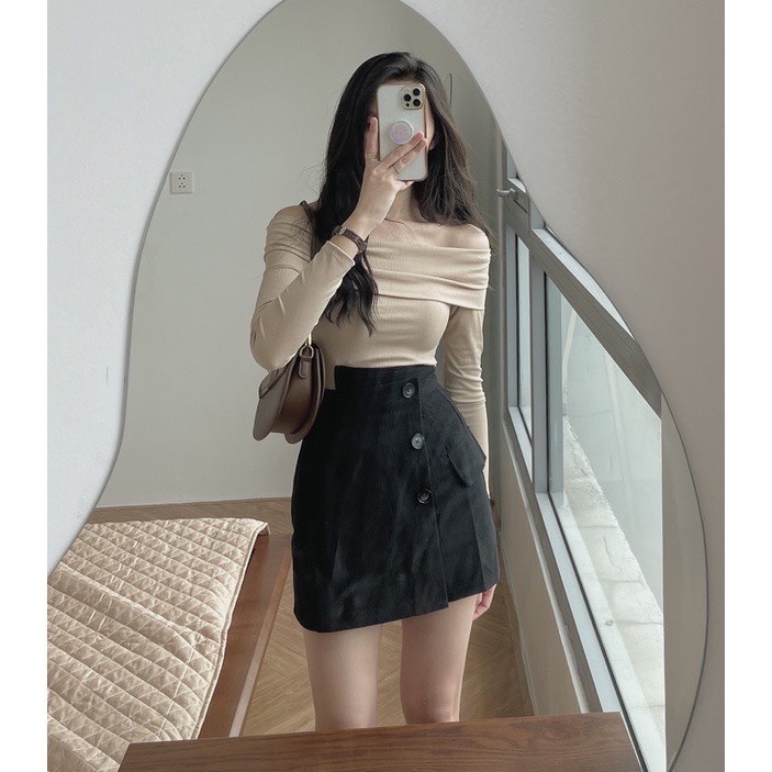 Chân váy bán chạy nhất 2021,thiết kế Hottgirl chất liệu nhung tăm độc lạ,hàng độc quyền của Hottgirl Secret ! | BigBuy360 - bigbuy360.vn