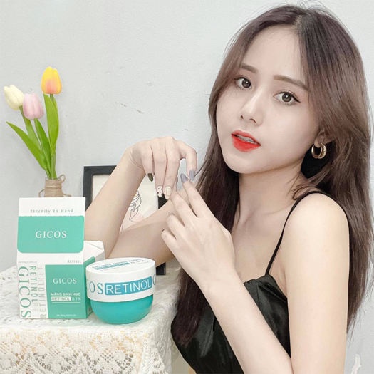 Màng Sinh Học Gicos Retinol 0.1%, Kem Body Trắng Da Mịn Màng Ngăn Ngừa Lão Hoá Hộp 250g