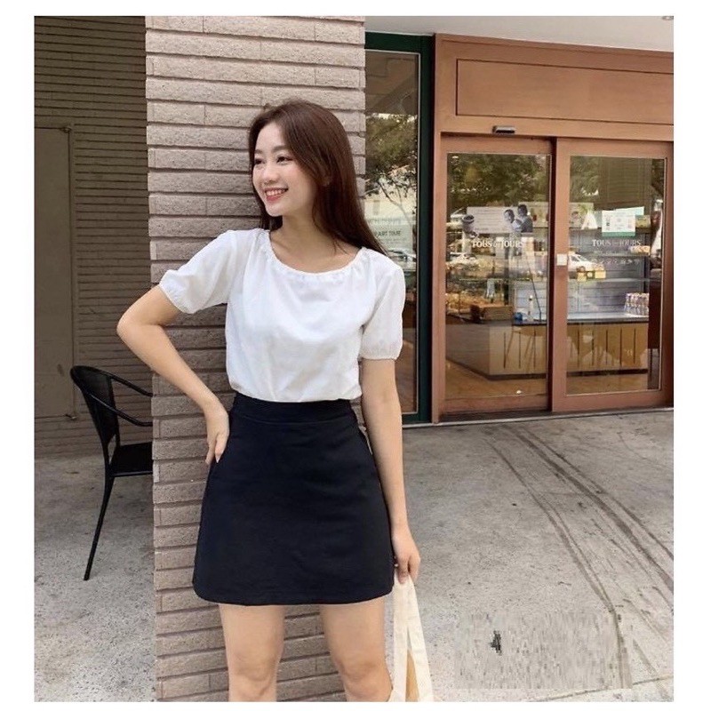 [QUÀ TẶNG LÀ GÓI XẢ VẢI BẠN NHÉ] Chân váy chữ A ngắn lưng cao có quần lót cao cấp, chân váy ngắn đẹp 2021 | BigBuy360 - bigbuy360.vn