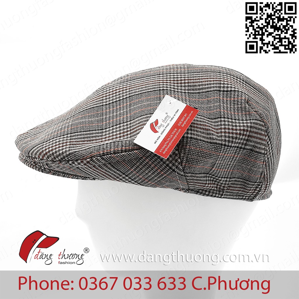 [SHIP HOẢ TỐC ] [CÓ SẴN]Mũ nồi nam DÀY DẶN caro bere beret nỉ dạ cho người trung niên, cao tuổi phong cách cổ điển