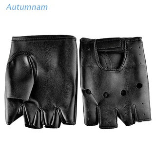 Găng tay da hở ngón phong cách punk cá tính thời trang cho nam và nữ