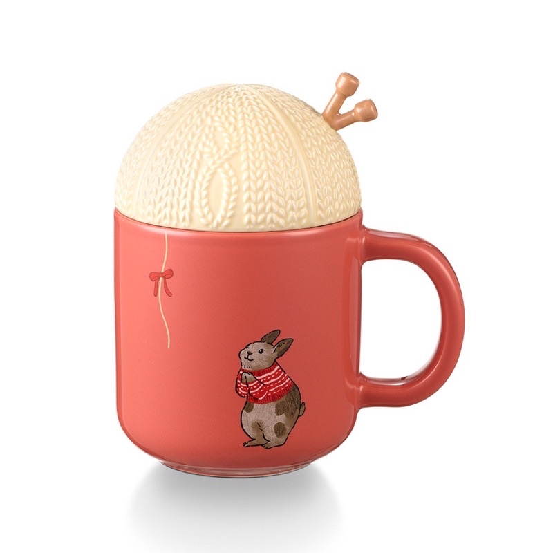 Cốc Mug Starbucks Bunny Enjoy Moon With Lid 12Oz