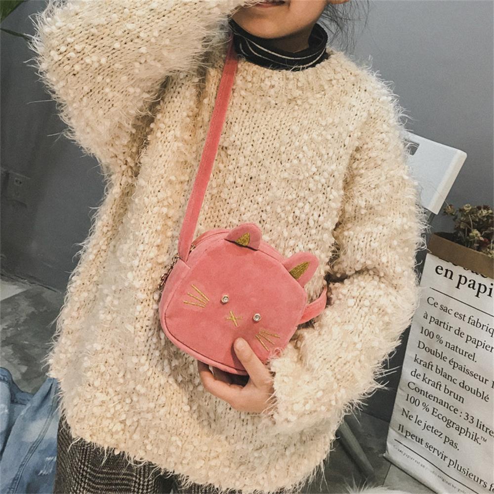 Túi Đeo Vai Nhiều Màu Sắc Họa Tiết Mèo Dễ Thương Cho Nữ MIHAN1