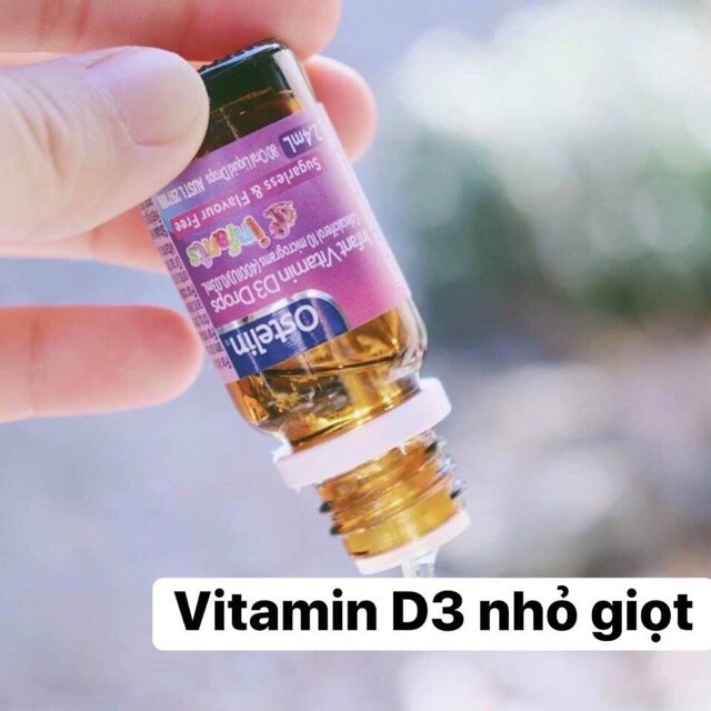 Ostelin vitamin D3 20ml cho bé của Úc- ĐỦ BILL - Beauty Shop