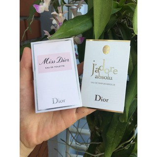 Vial mẫu thử nước hoa Dior
