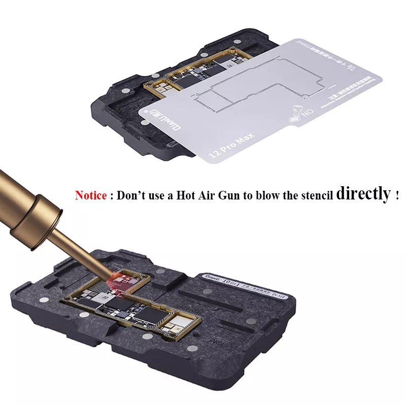 Đế đổ chân viền QianLi từ iP X đến 13 Pro Max