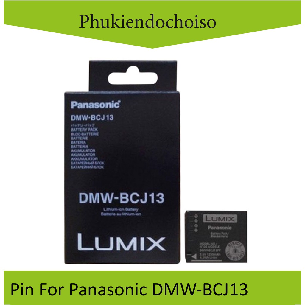 Pin thay thế pin máy ảnh Panasonic DMW-BCJ13