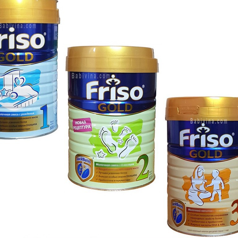 Sữa Friso Gold 800g Nội Địa Nga Đủ Số 1 2 3 (ĐẢM BẢO CHECK MÃ CHUẨN)