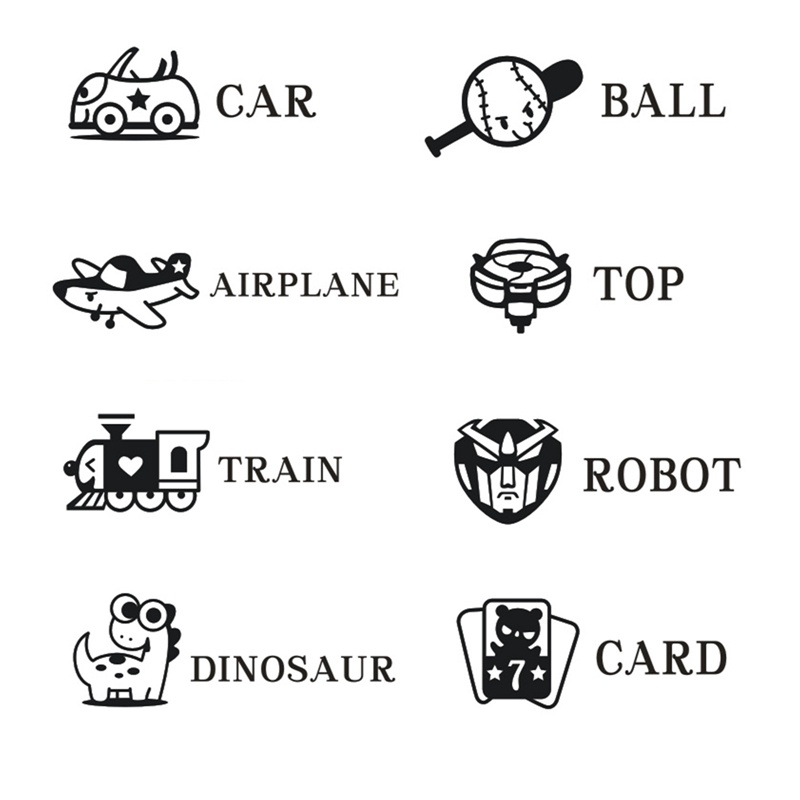 Nhãn Dán Phân Loại Quần Áo Đồ Chơi Chống Thấm Nước Tiện Dụng