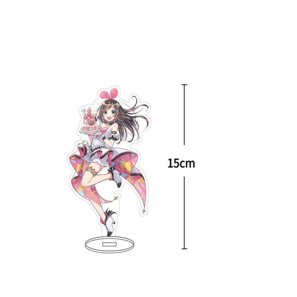 Giá đỡ mô hình nhân vật Shirakami Fubuki bằng acrylic 16cm để bàn trang trí