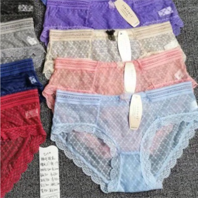 10 quần lót ren cotton siêu nhẹ (40-52kg )