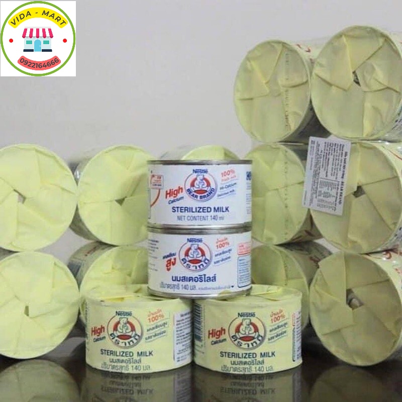 COMBO 12 HỘP SỮA GẤU 140ML NESTLE THÁI LAN HSD 05/10/2023 Tăng Chiều Cao Kết Hợp Tăng Cân (SP24135445)