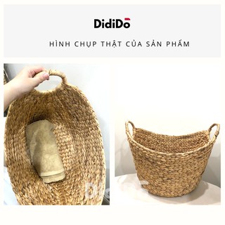 Giỏ đựng đồ lục bình dáng thuyền size XL