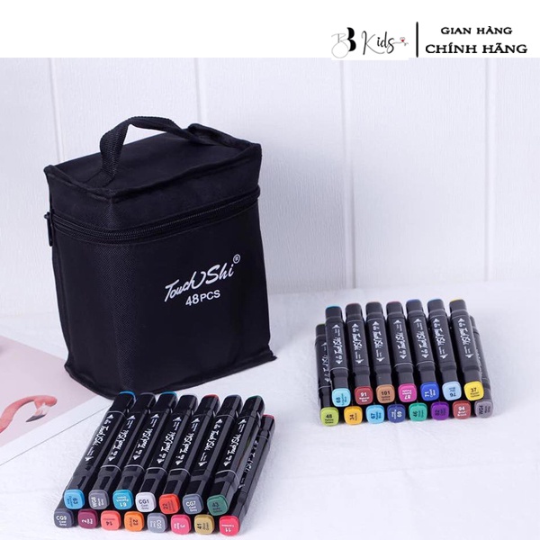 Đồ Chơi Bút Màu BB Kids 48 Chi Tiết Kèm Túi Đựng Cho Bé