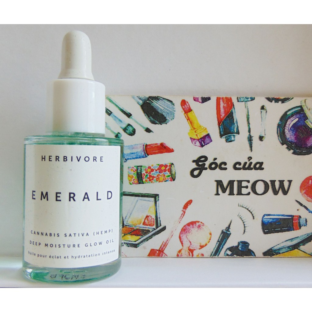 [10ml] Dầu dưỡng da Herbivore Emerald Deep Moisture Glow Oil
