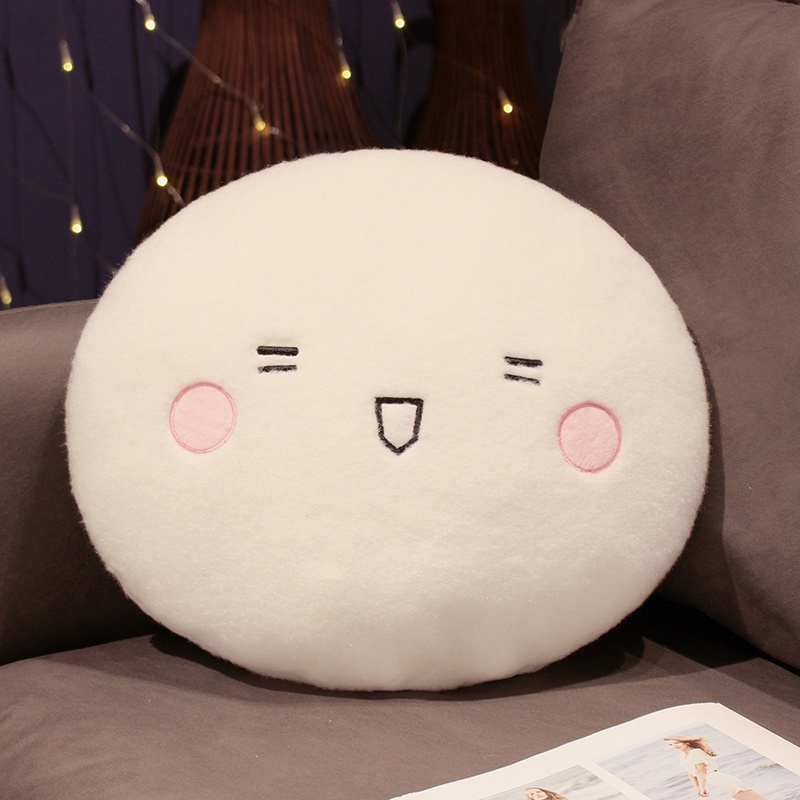 Gối Nhồi Bông Hình Bánh Bao Siêu Mềm 30*35cm Dành Cho Bé