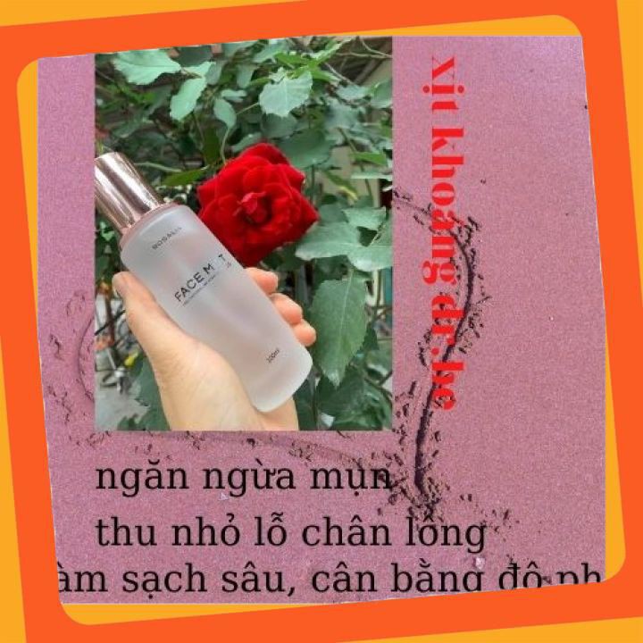 💞💞💞sản phẩm thiên nhiên 100%💞💞💞 Xịt khoáng Dr Be Rosalia 100ml - Chiết xuất từ hoa hồng ngoại hữu cơ, không chứa cồn