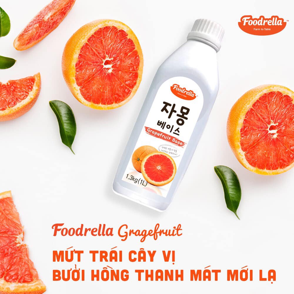 Mứt  Bưởi Hồng -Foodrella Grapefruit Puree (Bưởi hồng) 1.3kg
