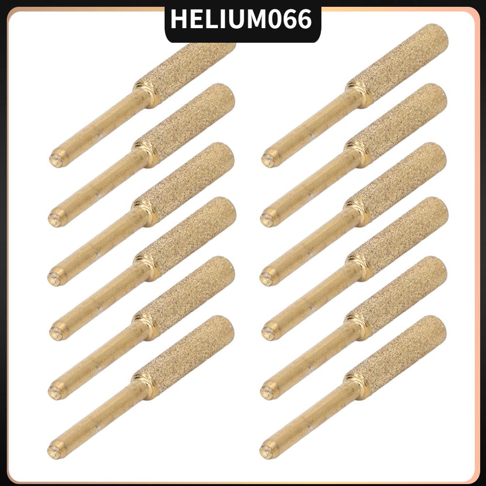 Helium066 12 cái Đầu mài 3mm Cưa 4 8mm sắt Mài đầu mòn Đá nhám chống