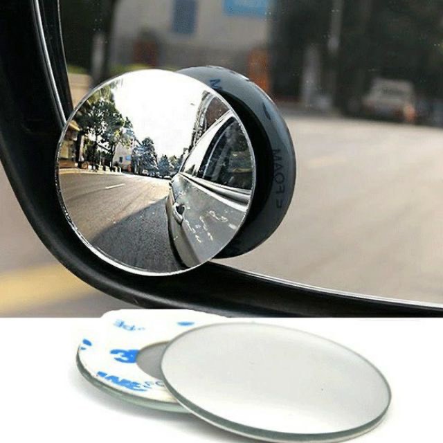 Gương Cầu Lồi Xoay Tròn Xóa Điểm Mù Gắn Kính Hậu Cho Ô Tô Chính Hãng 3R-057- CẶP 2 CÁI