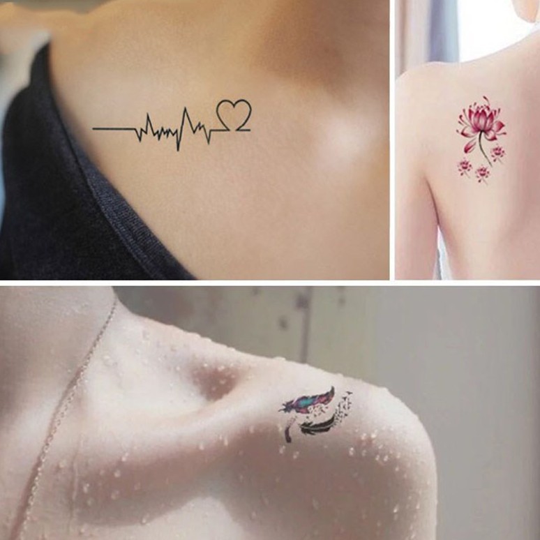 Set 30 miếng dán hình xăm, tatoo hình siêu đẹp mẫu tự chọn shop banbuongiagoc_92welike