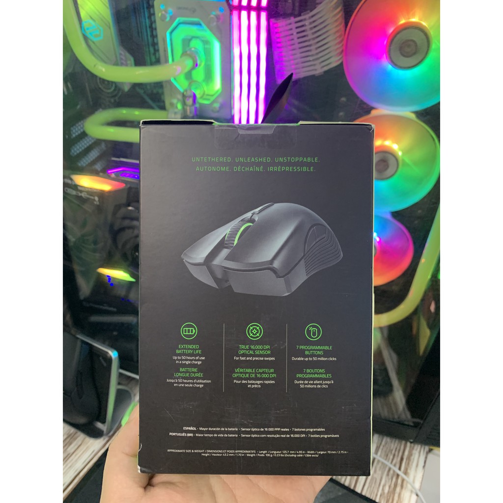 Chuột chơi game Razer Mamba Wireless 5G