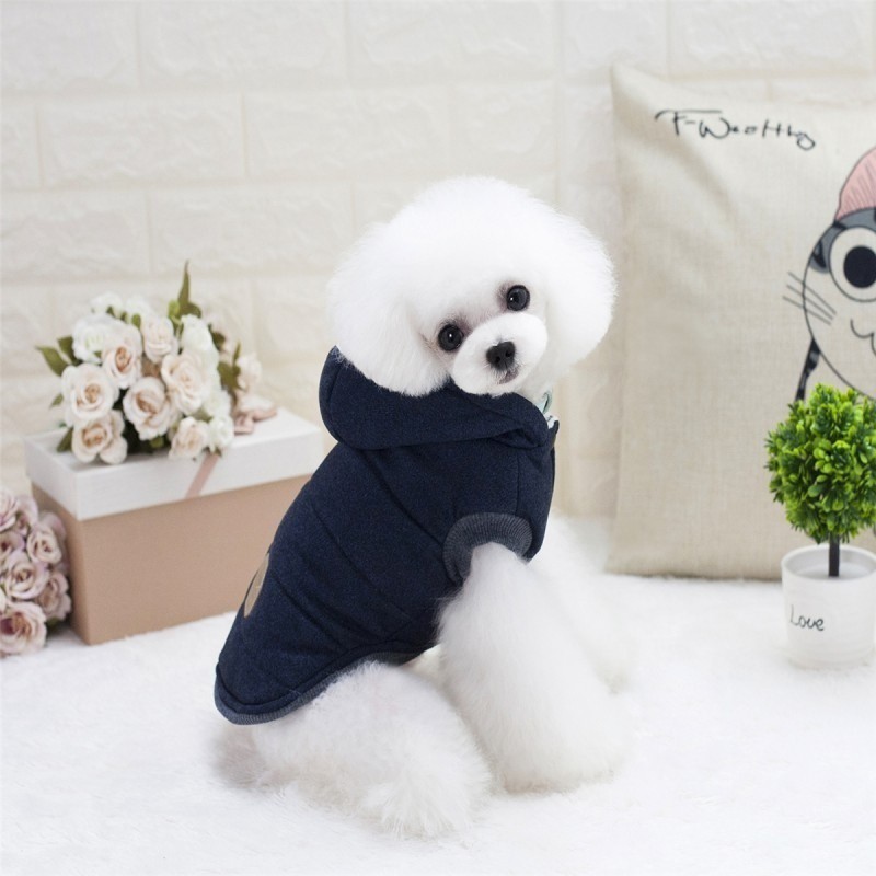 Áo khoác cotton có mũ dễ thương cho thú cưng